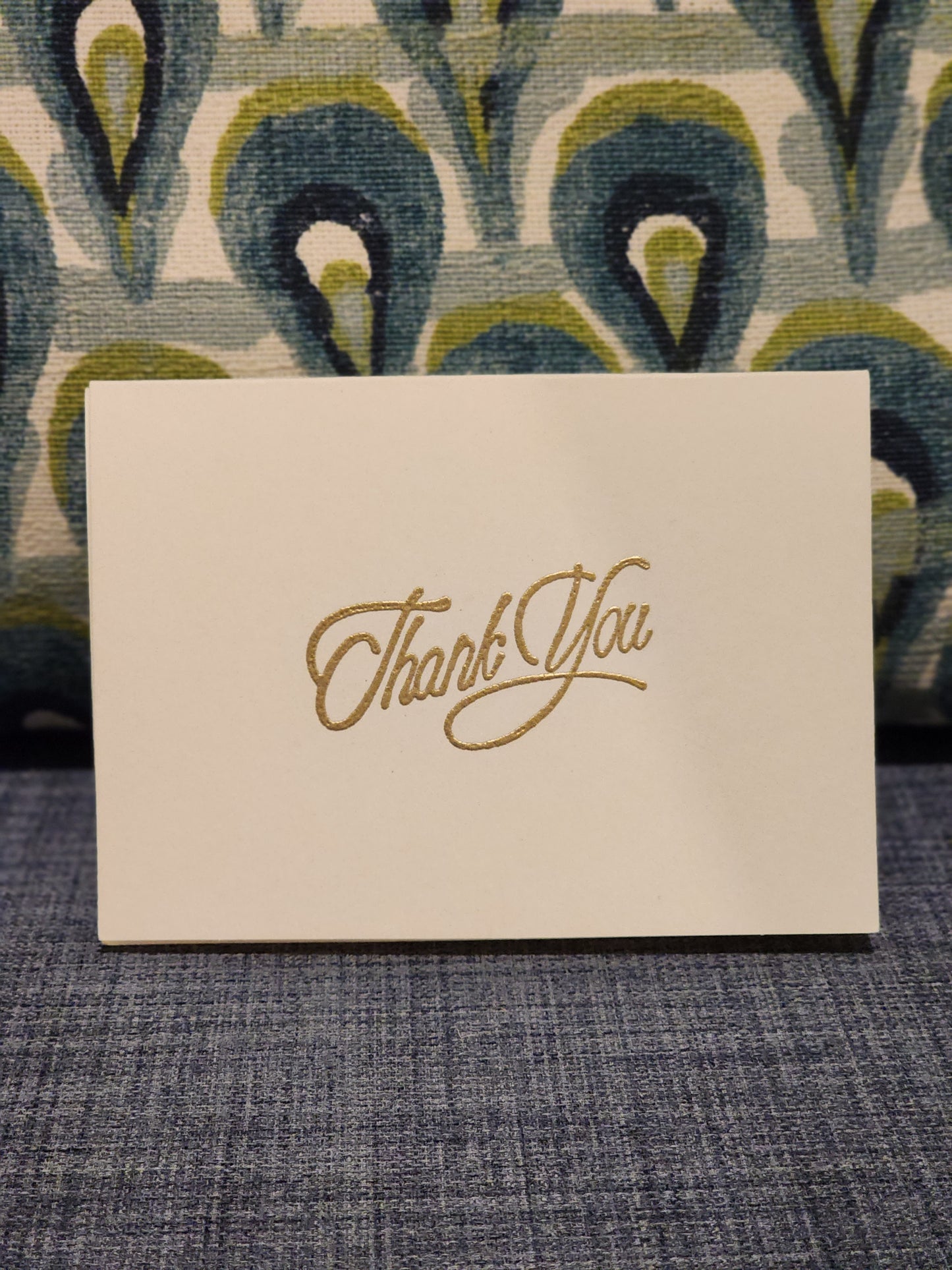 Thank You Cards 5/pk - Gold Embossed
