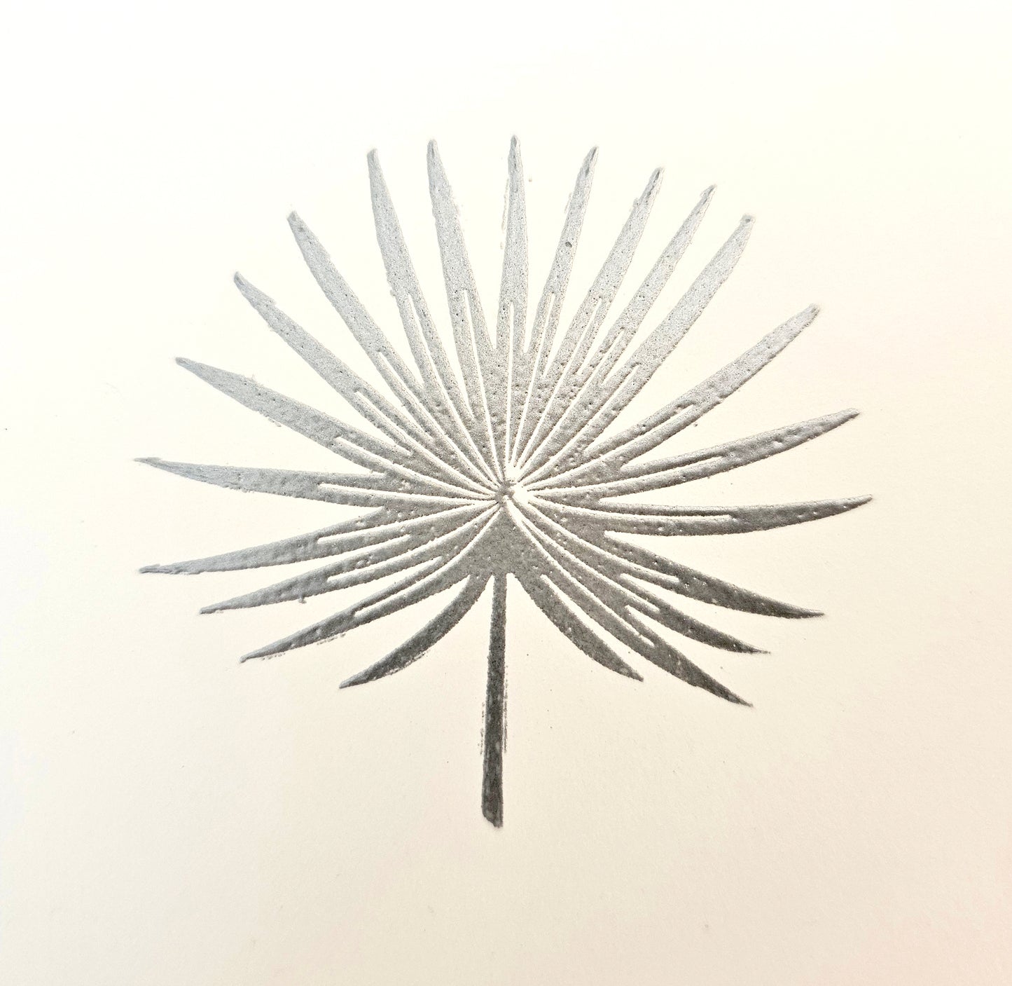 Palmetto Cards 5/pk - Silver Embossed