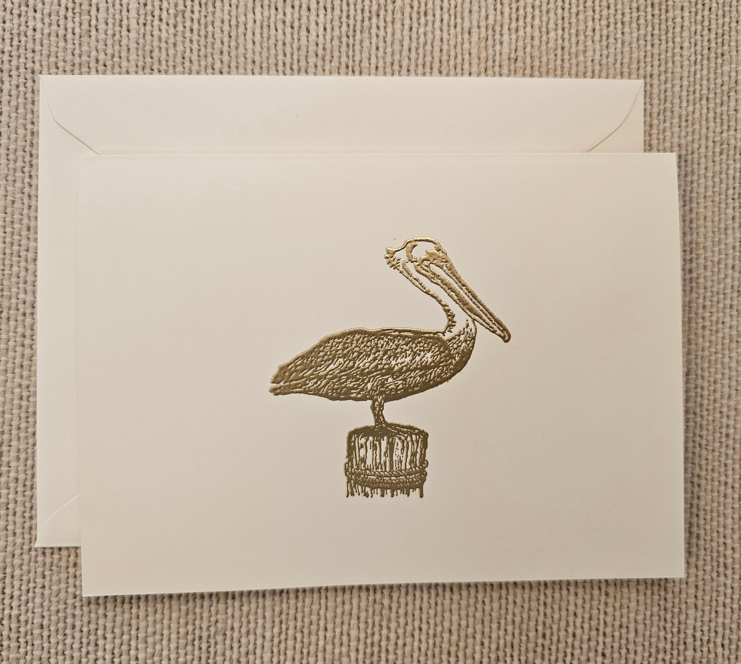Pelican Cards 5/pk - Gold Embossed
